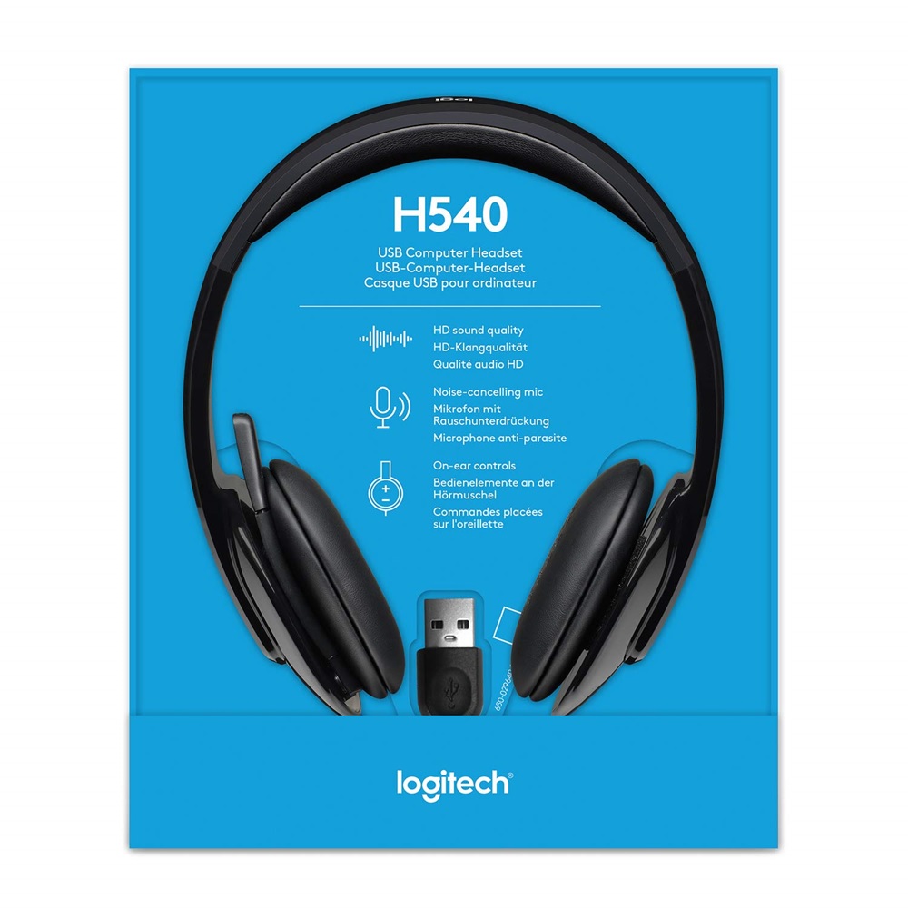 Logitech H540 USB Wired Headset - Image 3