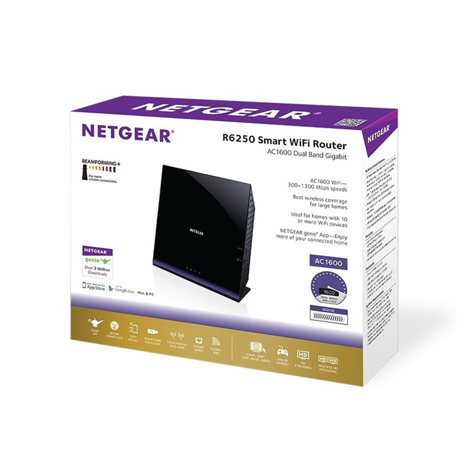 Netgear AC1600 Wireless Router R6250 - Image 4